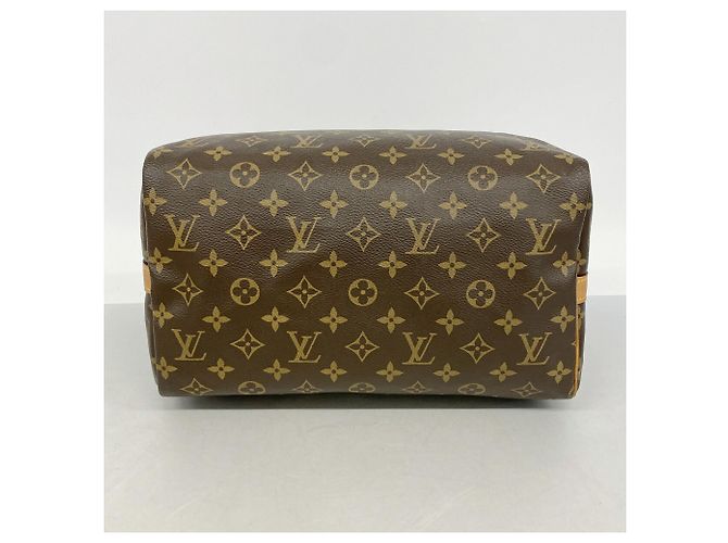 Borsa Louis Vuitton Monogram Speedy Bandoulière 30 Marrone - vista 3