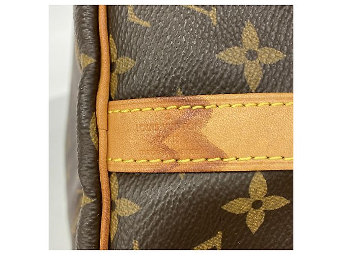 Borsa Louis Vuitton Monogram Speedy Bandoulière 30 Marrone - vista 5