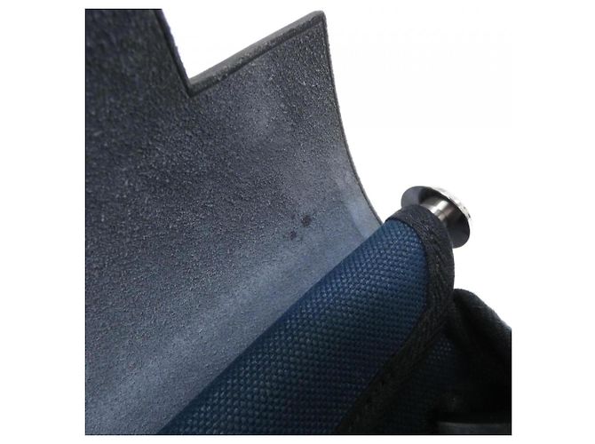Hermès Borsa a mano Hermes Herbag Zip Cabin 50cm Nero Blu - vista 9