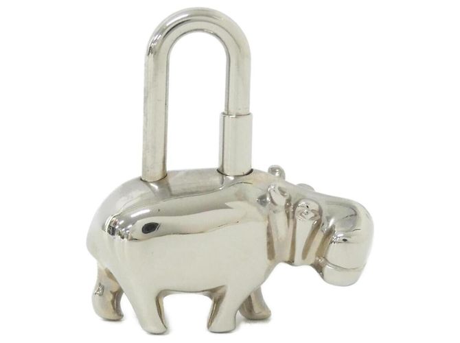Hermès Portachiavi Hermes HIPPO Cadena Argento - vista 2