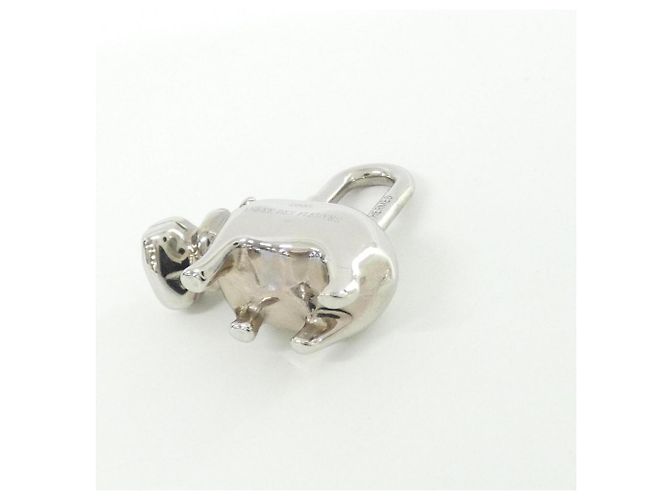 Hermès Portachiavi Hermes HIPPO Cadena Argento - vista 3