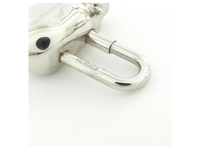 Hermès Portachiavi Hermes HIPPO Cadena Argento - vista 5