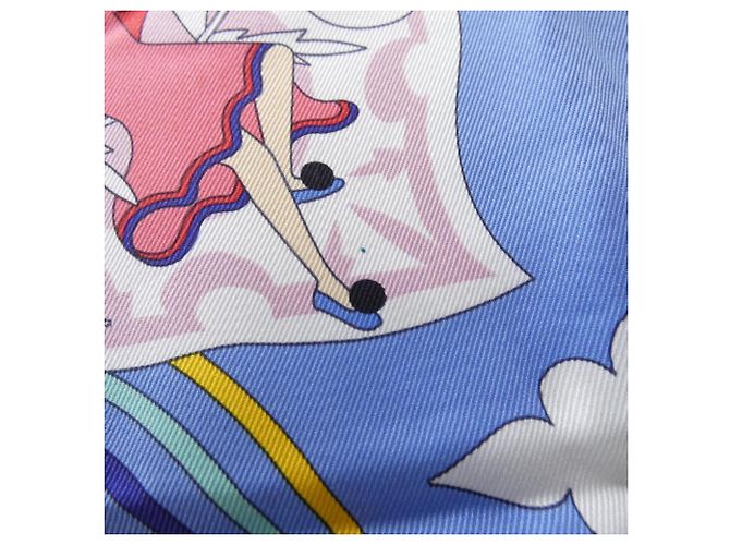 Foulard Carré Volant Hermès Blu - vista 3