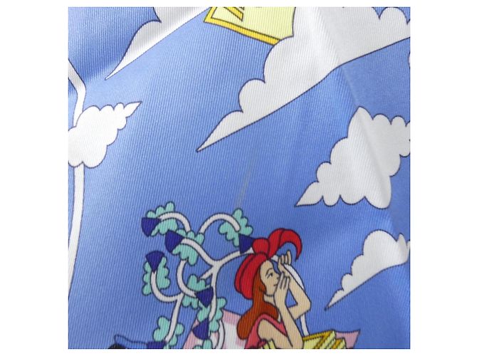 Foulard Carré Volant Hermès Blu - vista 4