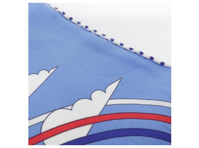 Foulard Carré Volant Hermès Blu - vista 6