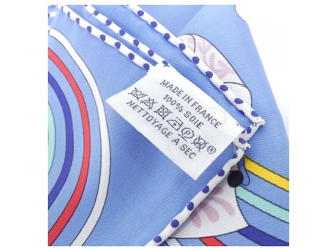 Foulard Carré Volant Hermès Blu - vista 7