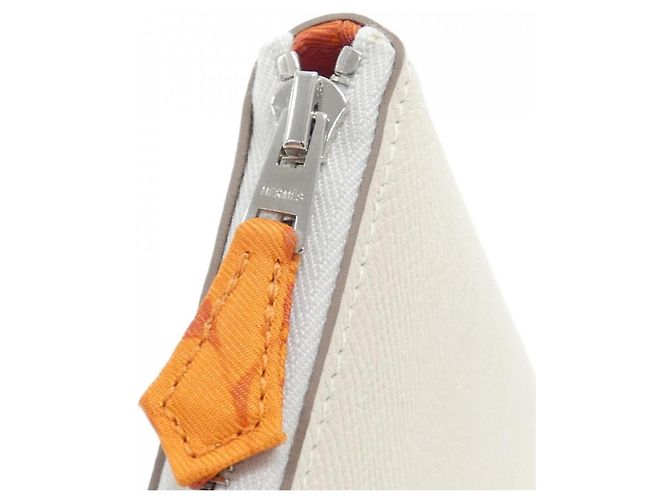 Hermès Portafoglio lungo Hermes CLIC CEST NOUE Arancione - vista 3