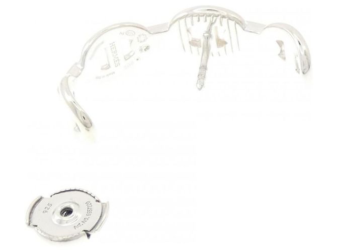 Hermès Orecchini a lobo Hermes in argento sterling 925 - vista 3