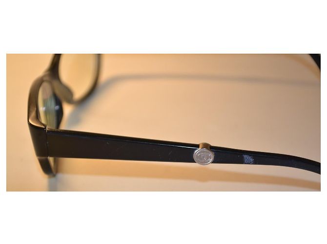 Chanel Brille aus schwarzem Acetat - Ansicht 4