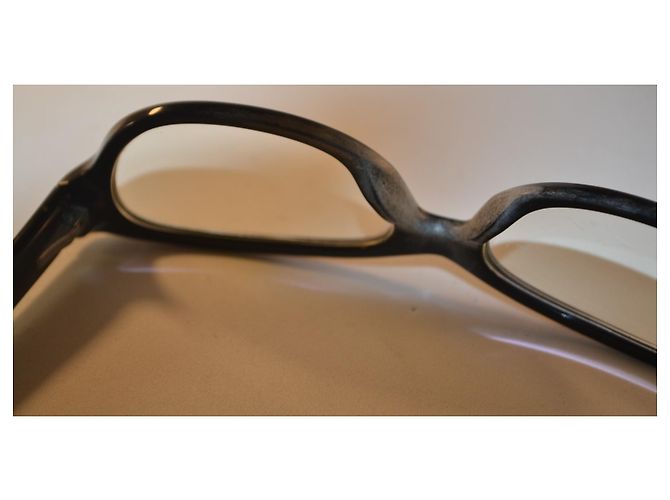 Chanel Brille aus schwarzem Acetat - Ansicht 8