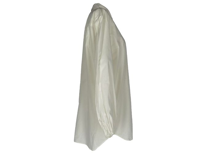 Blusa abotonada The Row en algodón blanco - vista 2
