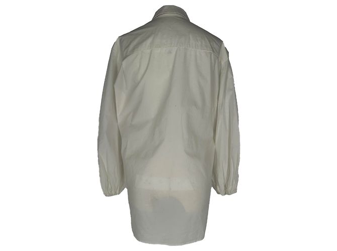 Blusa abotonada The Row en algodón blanco - vista 3