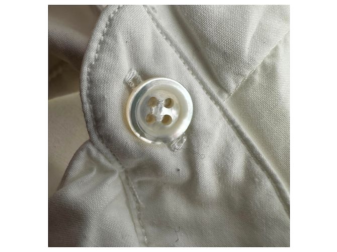 Blusa abotonada The Row en algodón blanco - vista 5