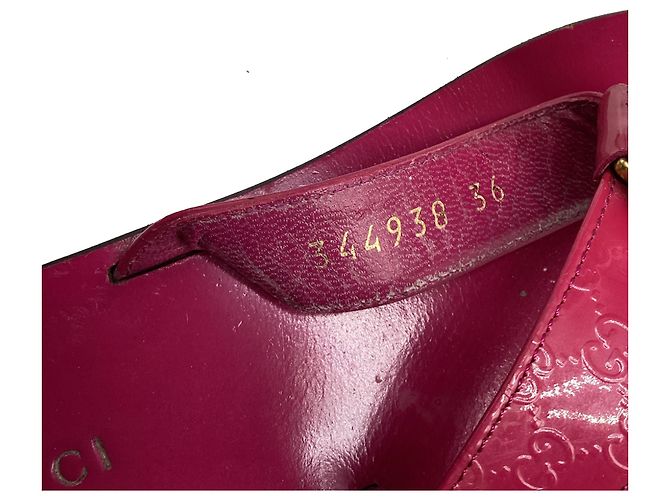 Infradito Gucci Interlocking G Guccissima in pelle rosa - vista 7