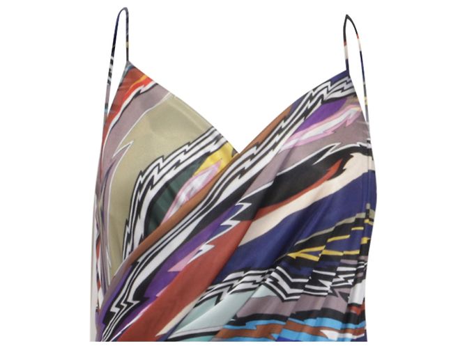 Missoni bedrucktes Kleid aus multicolorigem Polyester Mehrfarben - Ansicht 2