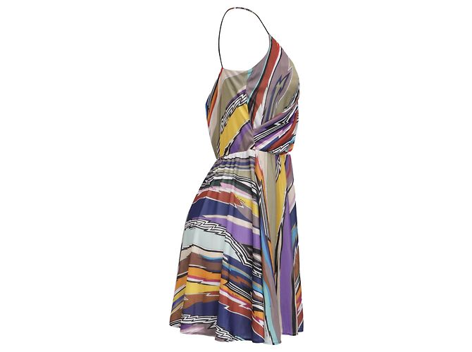 Missoni bedrucktes Kleid aus multicolorigem Polyester Mehrfarben - Ansicht 3
