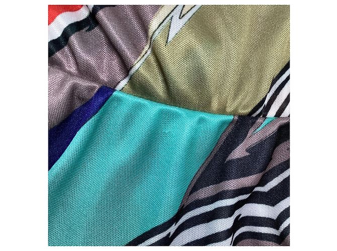 Missoni bedrucktes Kleid aus multicolorigem Polyester Mehrfarben - Ansicht 6