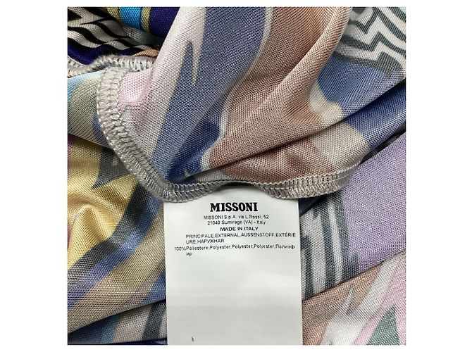 Missoni bedrucktes Kleid aus multicolorigem Polyester Mehrfarben - Ansicht 7