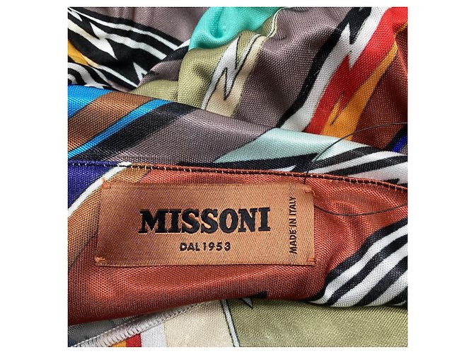 Missoni bedrucktes Kleid aus multicolorigem Polyester Mehrfarben - Ansicht 8