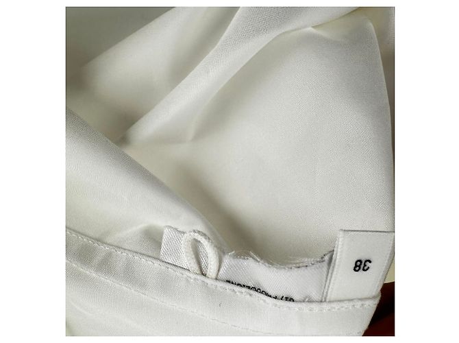 Blusa sin mangas con cuello Jil Sander en algodón blanco - vista 7