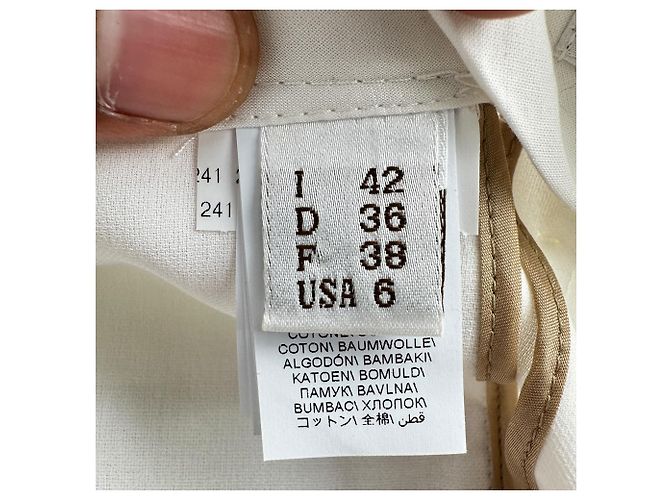 Pantalones Brunello Cucinelli en algodón blanco - vista 3