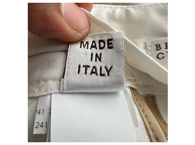 Pantalones Brunello Cucinelli en algodón blanco - vista 6