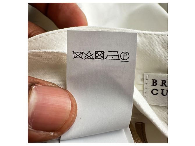 Pantalones Brunello Cucinelli en algodón blanco - vista 7