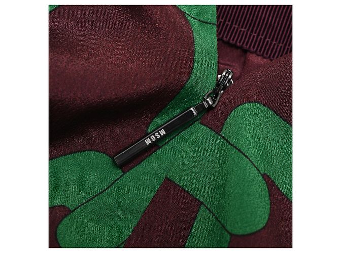 MSGM Plissierter Midi-Rock mit Kettenprint aus multicolorigem Polyester Mehrfarben - Ansicht 7
