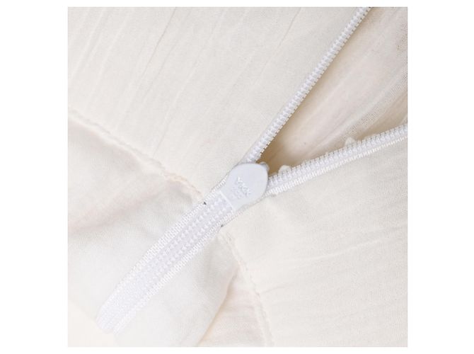 Isabel Marant Etoile Falda midi Isabel Marant Étoile de algodón blanco con ribete de encaje bordado Crudo - vista 10