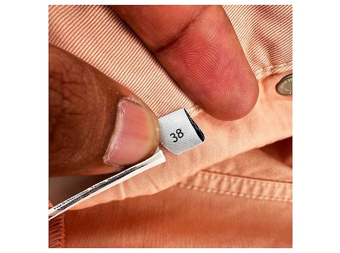 Pantalones Barrel Wideleg Loewe en algodón naranja - vista 12
