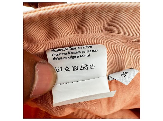 Pantalones Barrel Wideleg Loewe en algodón naranja - vista 14