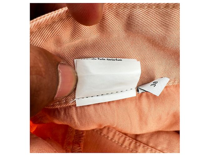 Pantalones Barrel Wideleg Loewe en algodón naranja - vista 16