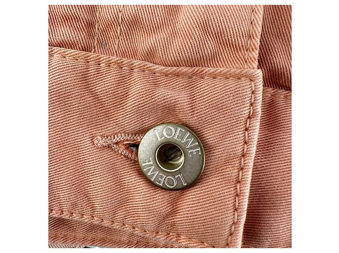 Pantalones Barrel Wideleg Loewe en algodón naranja - vista 4