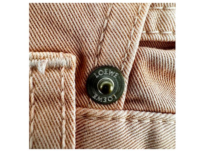 Pantalones Barrel Wideleg Loewe en algodón naranja - vista 5
