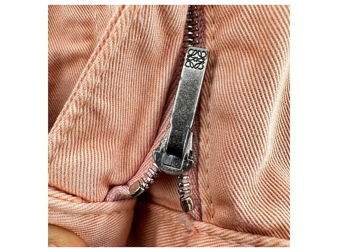 Pantalones Barrel Wideleg Loewe en algodón naranja - vista 7