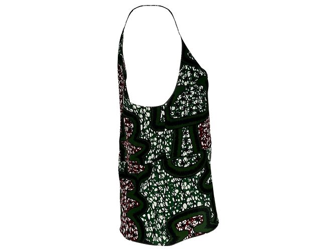 Marni Halter-Top mit abstraktem Design aus multicoloured Polyester Mehrfarben - Ansicht 2