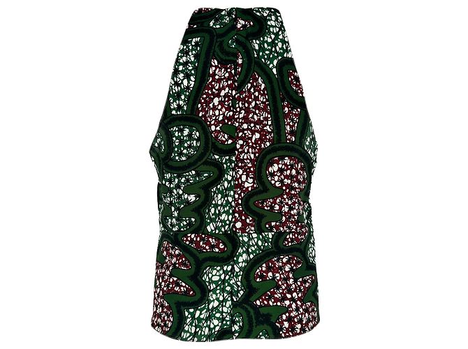 Marni Halter-Top mit abstraktem Design aus multicoloured Polyester Mehrfarben - Ansicht 3