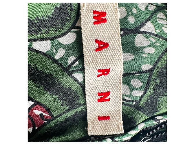 Marni Halter-Top mit abstraktem Design aus multicoloured Polyester Mehrfarben - Ansicht 7