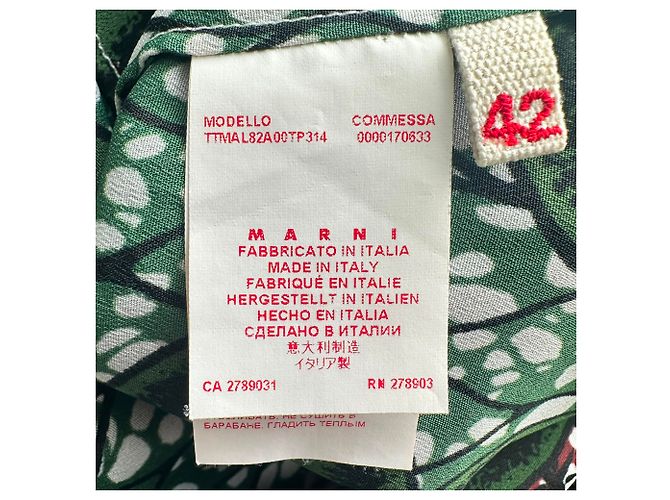 Marni Halter-Top mit abstraktem Design aus multicoloured Polyester Mehrfarben - Ansicht 9