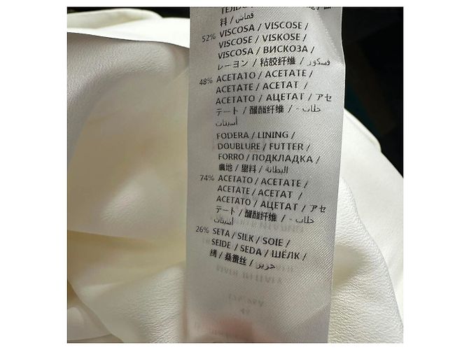 Abito midi a maniche corte Alexander Mcqueen in viscosa bianca Bianco - vista 6