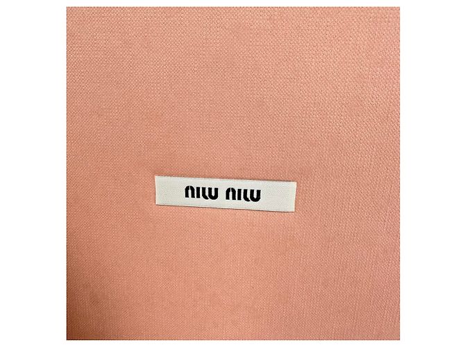 Bottines de combat à lacets Miu Miu en cuir blanc - vue 25