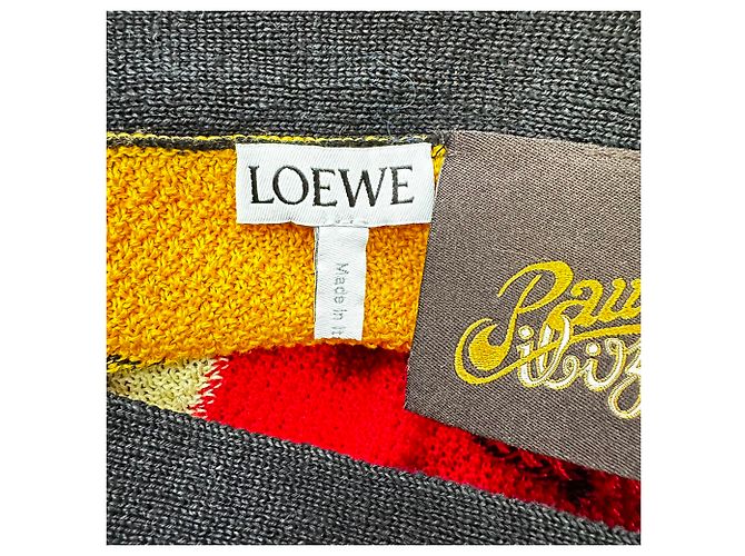Canotta Intarsia Loewe Paula's Ibiza in lino multicolore - vista 6