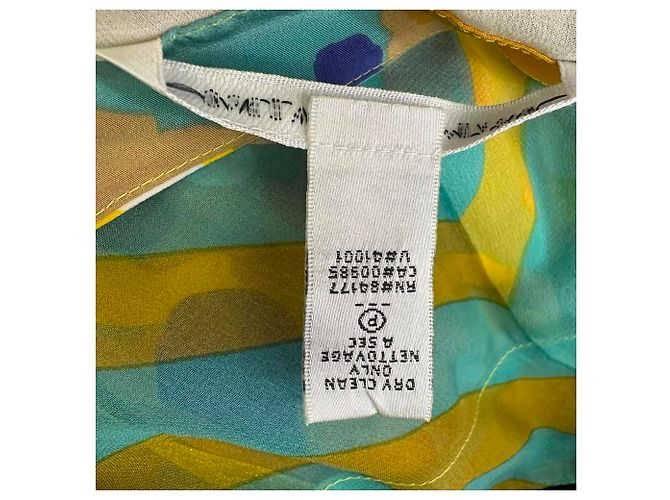 Top doppio strato Diane Von Furstenberg in seta multicolore - vista 5