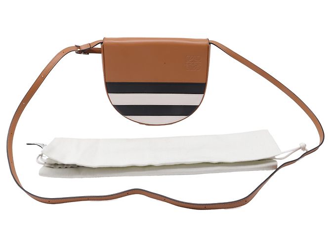 Loewe Mini Heel Crossbody Bag in Brown Leather - view 6