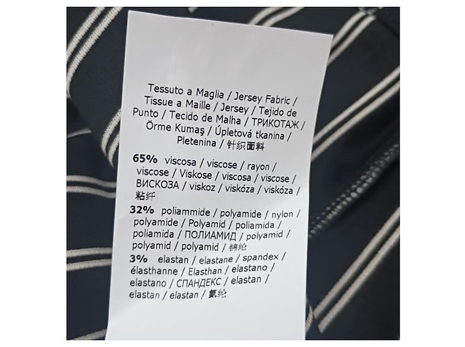 Falda lápiz de raya diplomática Max Mara en viscosa negra Negro - vista 5