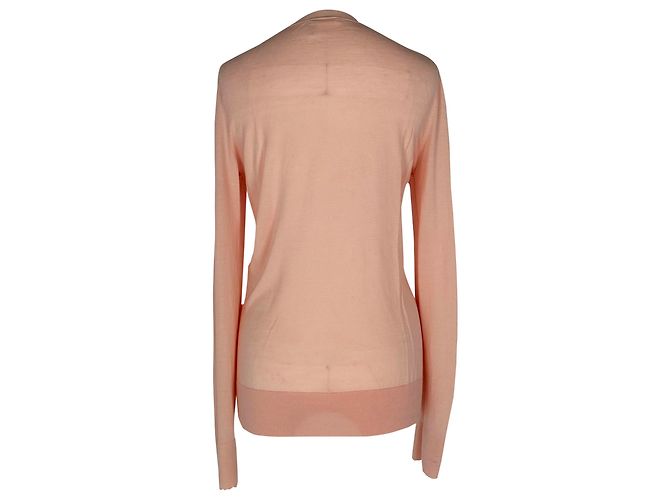 Chloé Rundhals-Sweatshirt aus rosa Wolle Pink - Ansicht 3
