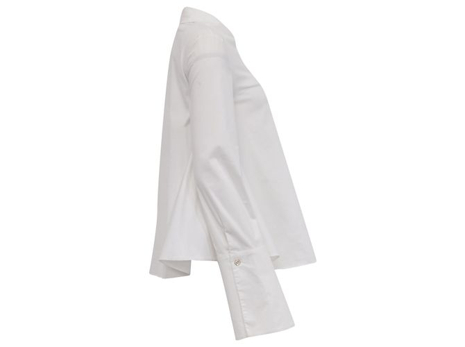 Autre Marque Camisa de manga larga Caroline Constas en algodón blanco - vista 3