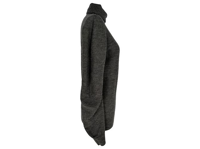 Céline Celine Rollkragenpullover aus grauem Kaschmir - Ansicht 2