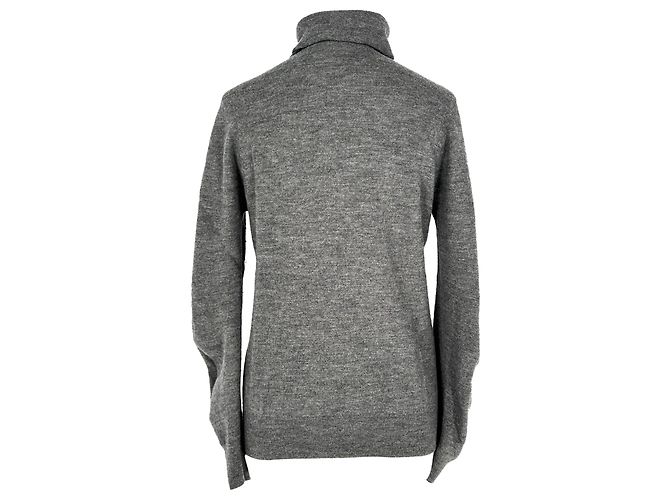 Céline Celine Rollkragenpullover aus grauem Kaschmir - Ansicht 3