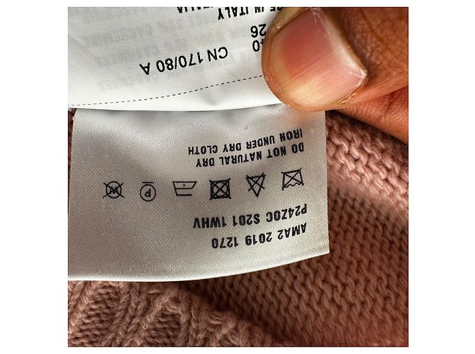 Prada Strickpullover mit Herz aus rosa Wolle Pink - Ansicht 10